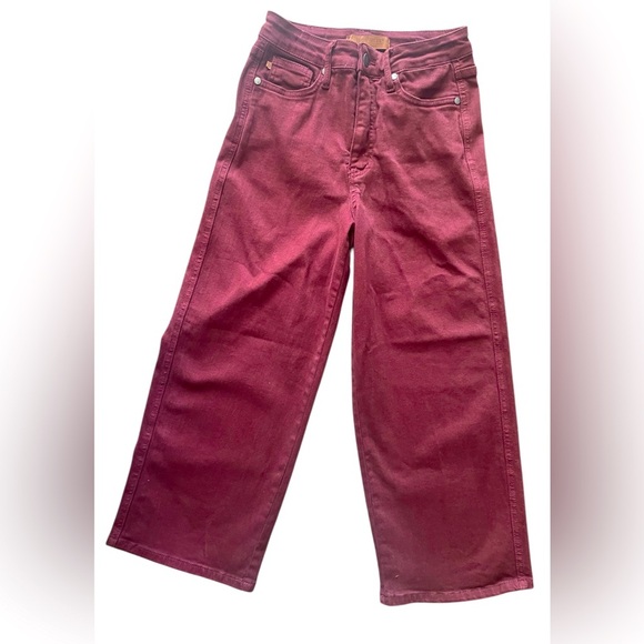 JUDY BLUE Women's Burgundy Jeans - Picture 1 of 10